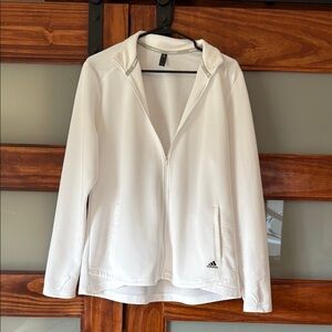 Adidas Classic White Full-Zip Jacket